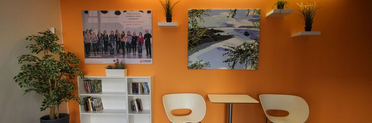 ロビー Forenom Hostel Espoo Kivenlahti