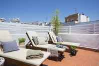 Swimming Pool Sitges Group Blue and White