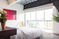Bedroom Trendy Suite With Terrace in Polanco