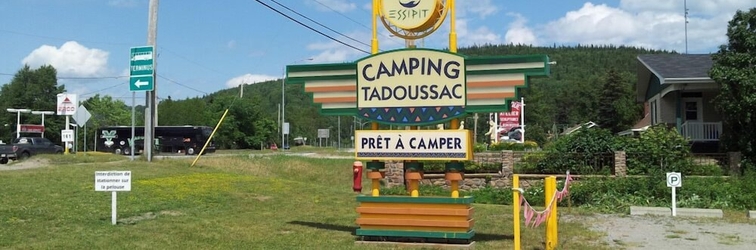 Exterior Les Prets a Camper du Camping Tadoussac