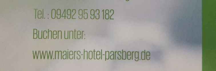 Lobby Maiers Hotel Parsberg