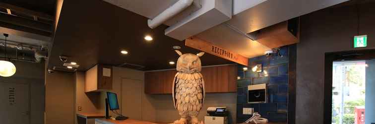 Sảnh chờ Wise Owl Hostels Shibuya