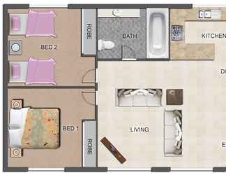 ภายนอกอาคาร 2 Haven Waters Motel & Apartments