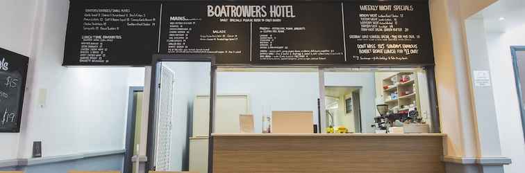 ล็อบบี้ Boatrowers Hotel Stockton