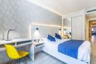 ห้องนอน Hotel Atlántico Vigo