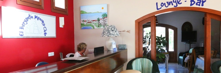 Lobby Apartamentos Bergantin Menorca Club