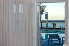 卧室 Poseidon Beach Hotel