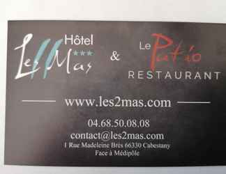 Sảnh chờ 2 Logis Hotel Restaurant Les II Mas