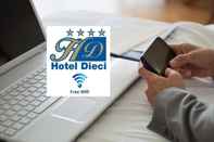 ห้องนอน Hotel Dieci