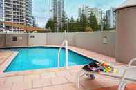 Swimming Pool Golden Sands on the Beach