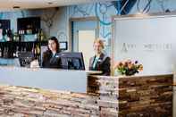 Quầy bar, cafe và phòng lounge Arenahotellet i Uppsala