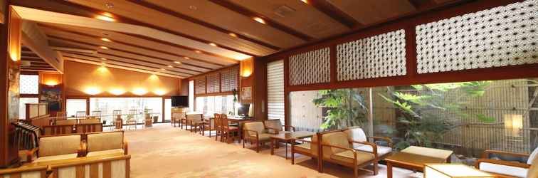 Sảnh chờ onsen hotel Omoto