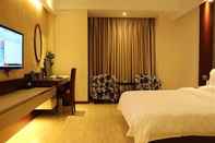 ห้องนอน GreenTree Inn Nantong Tongzhou Shiji Avenue Jianghaihuangdu Express Hotel