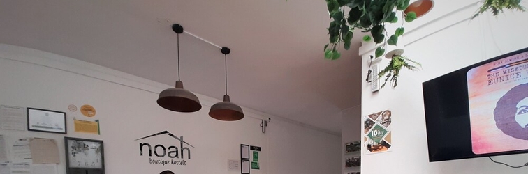 Sảnh chờ Noah boutique hostels Medellín