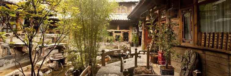 ภายนอกอาคาร Lijiang Taohuadao Post Inn