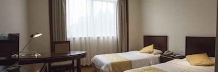 ห้องนอน GreenTree Alliance Suzhou Wuzhong North Zhongshan Road Jinmanting Hotel