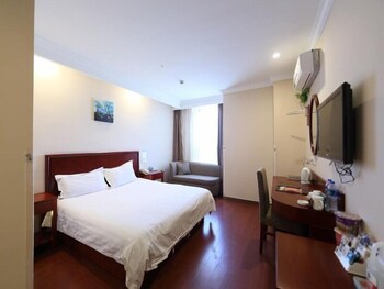 ห้องนอน GreenTree Inn Hefei Maanshan Road Hotel