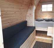 Bedroom 6 Fossatún Camping Pods & cottages – Sleeping bag accommodation