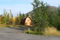 Exterior Fossatún Camping Pods & cottages – Sleeping bag accommodation