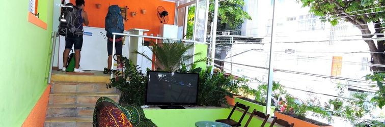 ロビー Pousada Bamboo da Barra