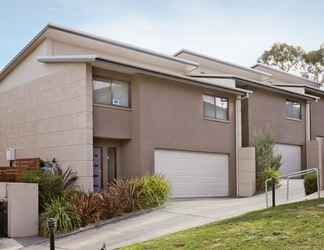 Exterior 2 Khione 1 - Modern & spacious with views towards Lake Jindabyne & the mountains beyond