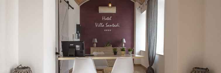 Lobi Villa Santadi Hotel