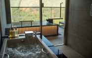 ห้องน้ำภายในห้อง 4 Okuhita Onsen Umehibiki