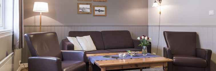 Sảnh chờ Finnøy Bryggehotell - By Classic Norway Hotels