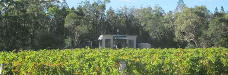 ภายนอกอาคาร Just Red Wines Vineyard Cabins