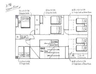 Lobi 2 Konjaku-So Dotonbori Penthouse Stay