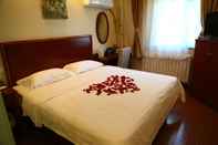 ห้องนอน GreenTree Inn Beijing Guangmingqiao Express Apartment Hotel