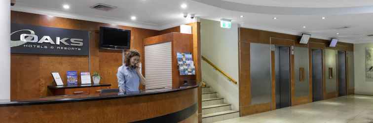 Sảnh chờ Oaks Sydney Castlereagh Suites