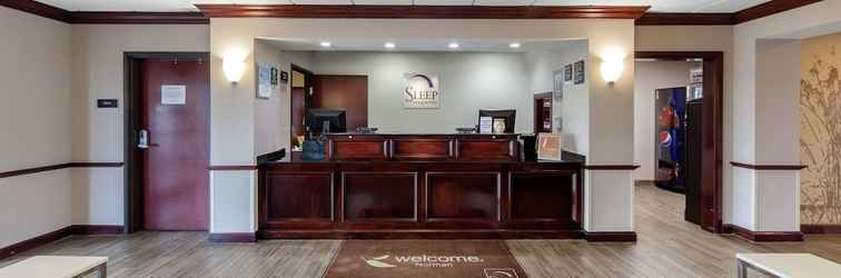 Lobby Sleep Inn & Suites Norman near University