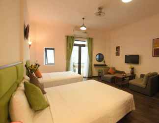 Kamar Tidur 2 Old Quarter Family Hotel