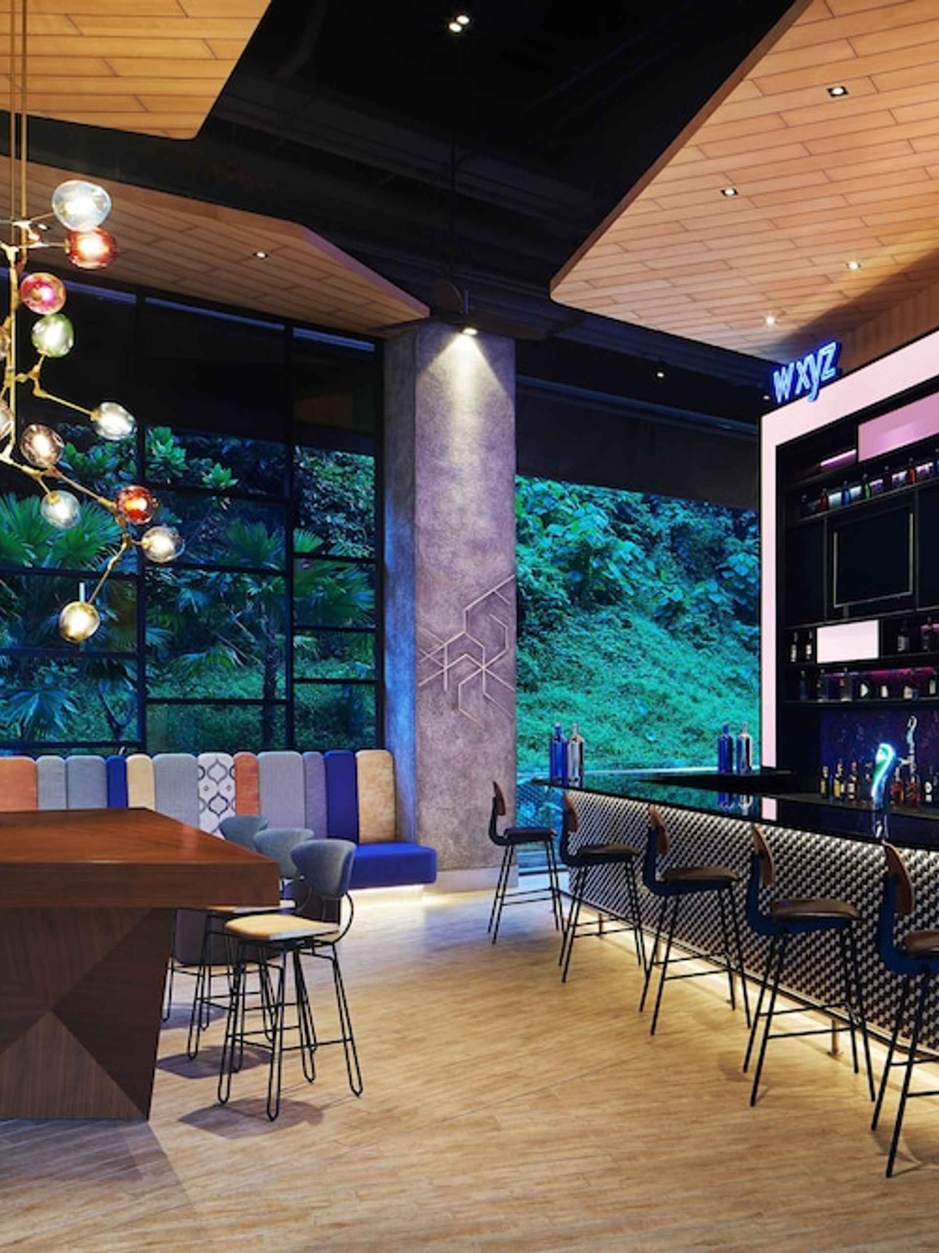 Bar, Kafe, dan Lounge Aloft Langkawi Pantai Tengah