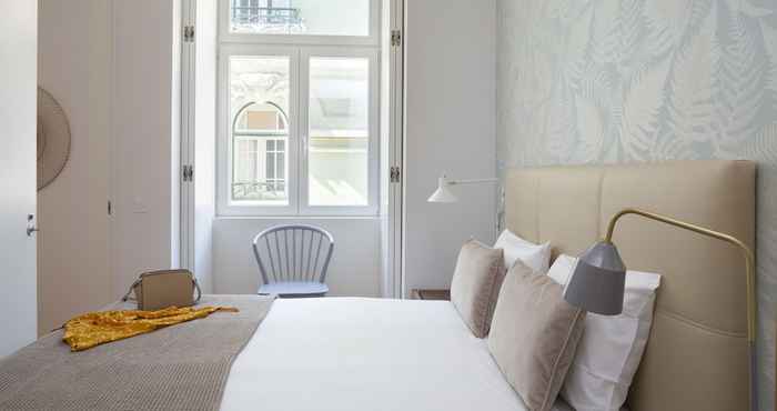 ห้องนอน Hello Lisbon Baixa Chiado Apartments