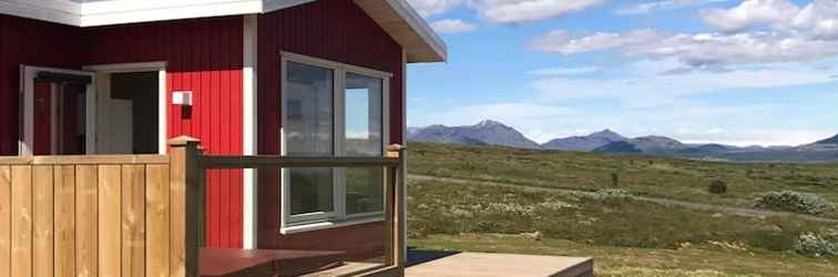 Exterior Blue View Cabin 1B with Hot Tub