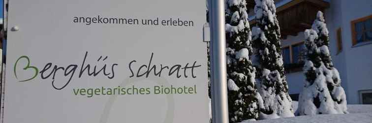 Exterior Berghüs Schratt - vegetarisches und veganes Biohotel