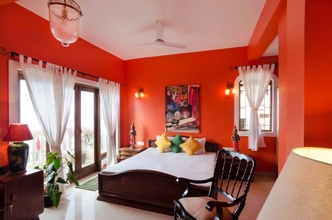 Bilik Tidur 4 SaffronStays Cabo de Goa