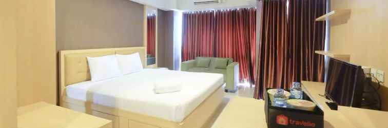 Kamar Tidur Comfortable and Modern Studio Apartment near Cawang and MT Haryono