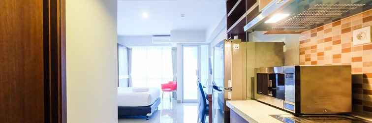 Kamar Tidur Spacious Fully Furnished Studio Apartment H Residence near MT Haryono