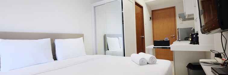 Bedroom Budget Studio Apartment at Cinere Bellevue Suites