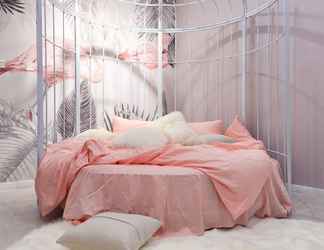 Kamar Tidur 2 Qing Apartment Spring Heartbeat