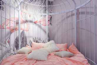 Kamar Tidur 4 Qing Apartment Spring Heartbeat