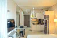 Bedroom Prime Location Studio Apartment at Elpis Residence near Ancol