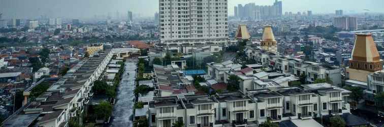 Exterior Cozy 2BR Cosmo Residence Apartment near Thamrin City Mall