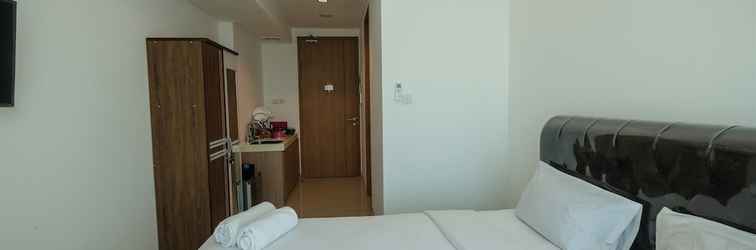 Kamar Tidur Fabulous Tree Park City Studio Apartment near ICE BSD