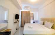 ห้องนอน 5 Gorgeous Studio Apartment at Akasa Pure Living BSD