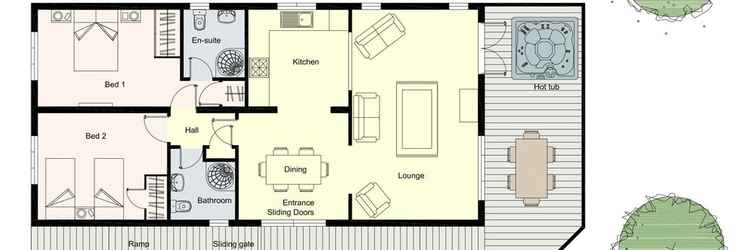 Bangunan Barn Lodge With Hot Tub Near Cupar, Fife