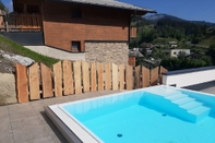 Swimming Pool Appartement Dorf Wagrain Alpenleben